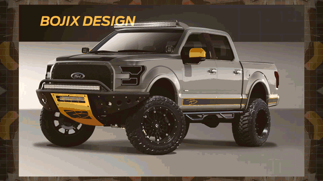 Ford F-150 at SEMA 2016 animated gif